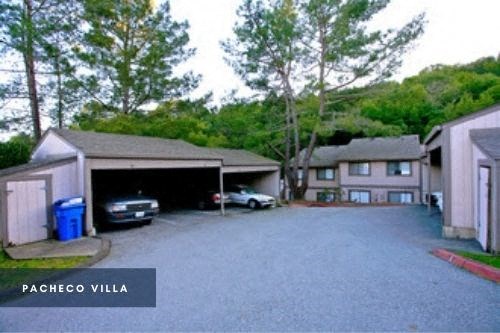 Parking at Pacheco Villa