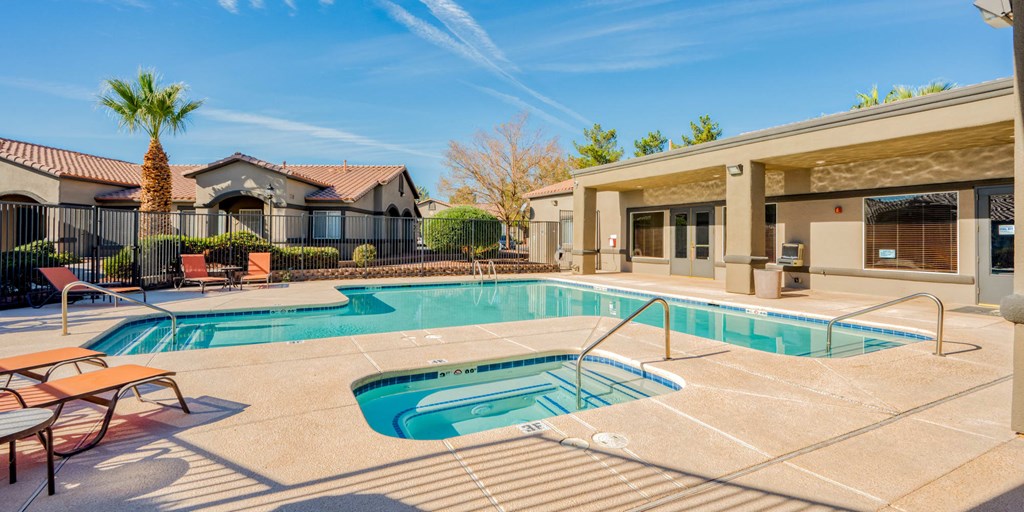 our resort style swimming pool