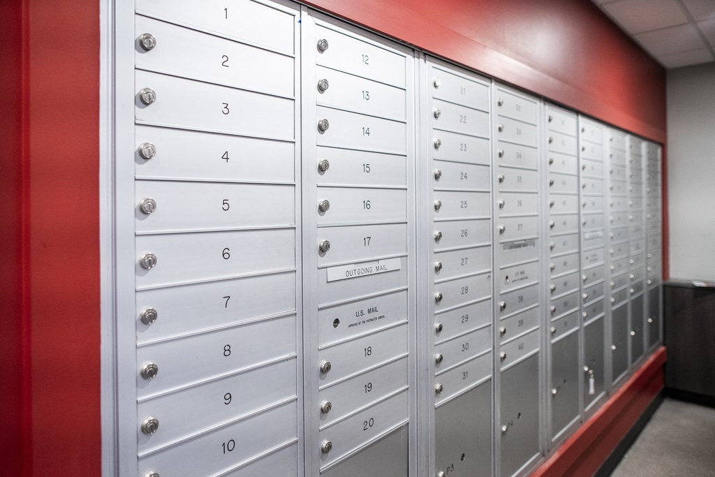 mail and package lockers