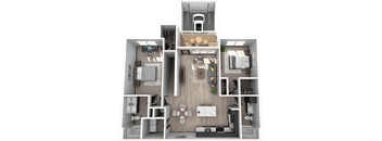 1 bedroom with garage