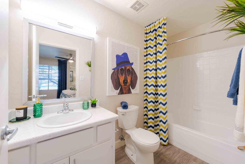 A bathroom with a toilet and shower.