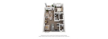 Smith (1 Bed) Floor Plan