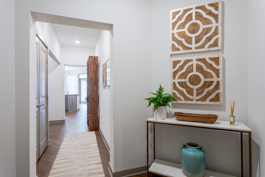 Entryway into apartment