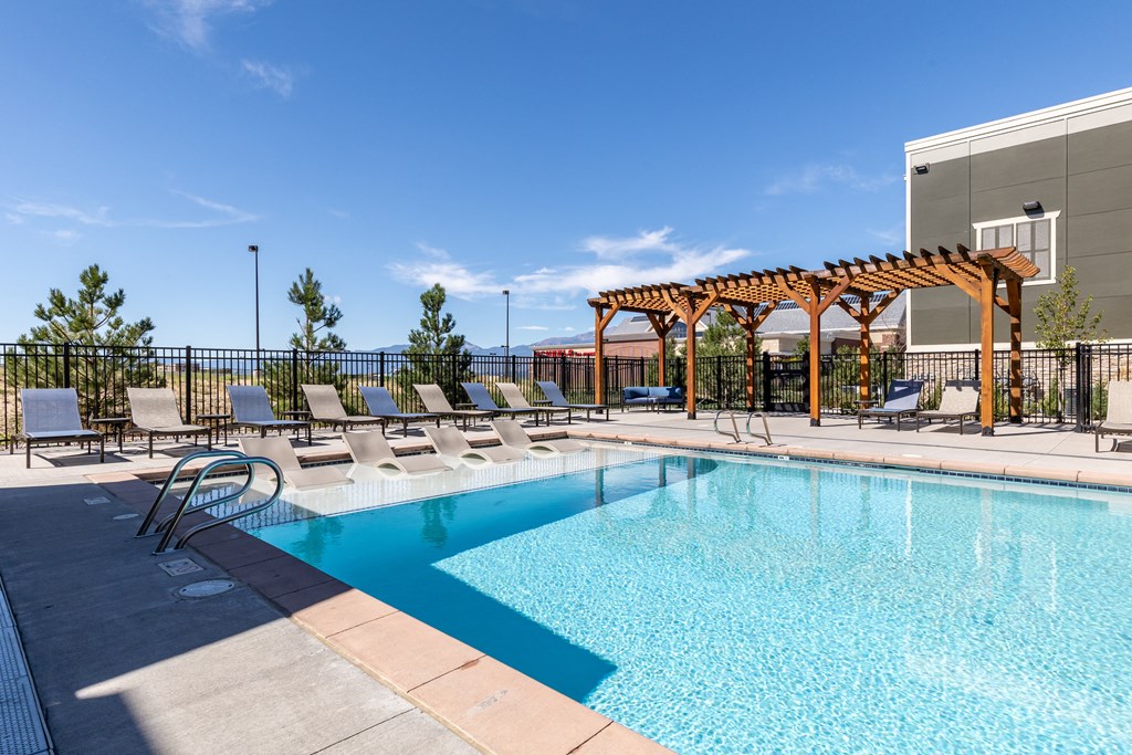 Swimming Pool and Cabanas