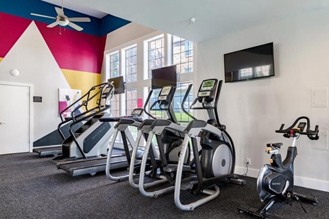 fitness center cardio equipment