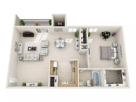 416 Merrimac Trail #5 1-3 Beds Apartment for Rent - Photo Gallery 19