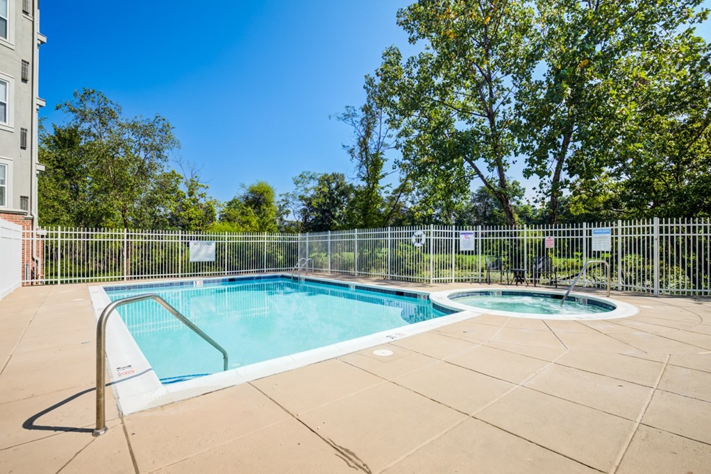 our apartments have a resort style pool and spa