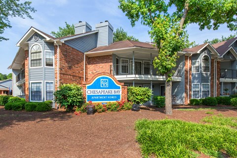 Leasing office and parking lot