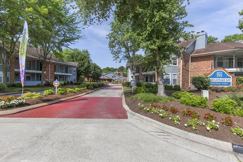 A street view of residential area