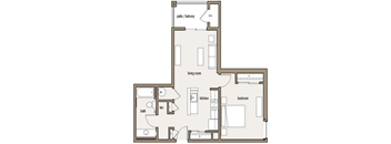 One Bedroom C