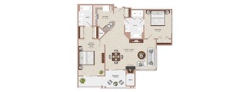 TWO BEDROOM TWO BATH WITH FIREPLACE