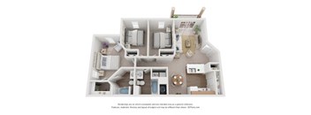 a floor plan of a house is shown in this illustration