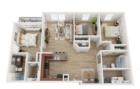 a 2400 sq ft floor plan with a bedroom and a living room