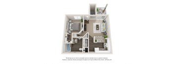 a 1 bedroom floor plan  villas at spring creek