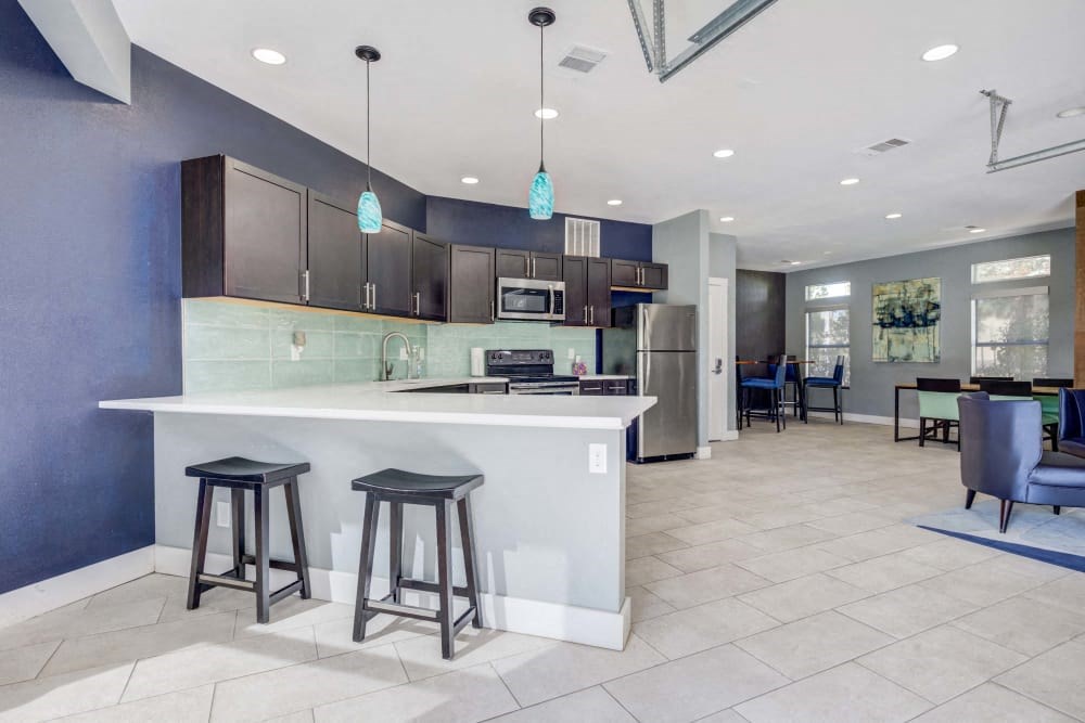 Resident Lounge Kitchen