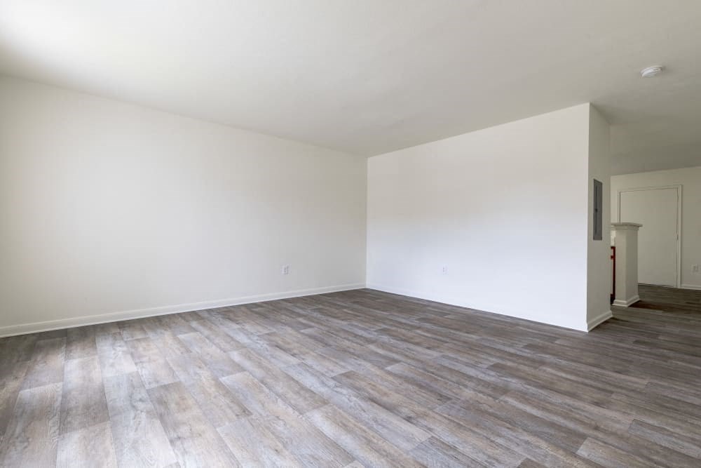 Living Room with Wood-Style Flooring