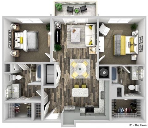3 bedroom floor plan  the townhomes 169