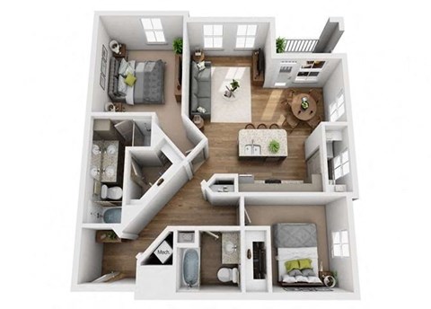 a 2400 sq ft floor plan with a bedroom and a living room