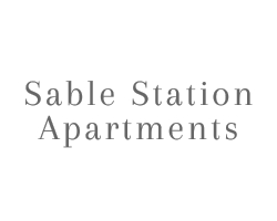 A logo for Sable Station Apartments is displayed.