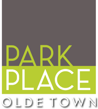 A sign that says Park Place Olde Town.