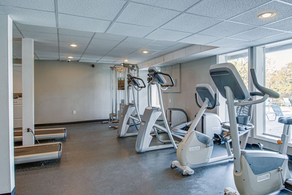 Cardio Machines In Gym at Nob Hill Apartments, Nashville, TN, 37211