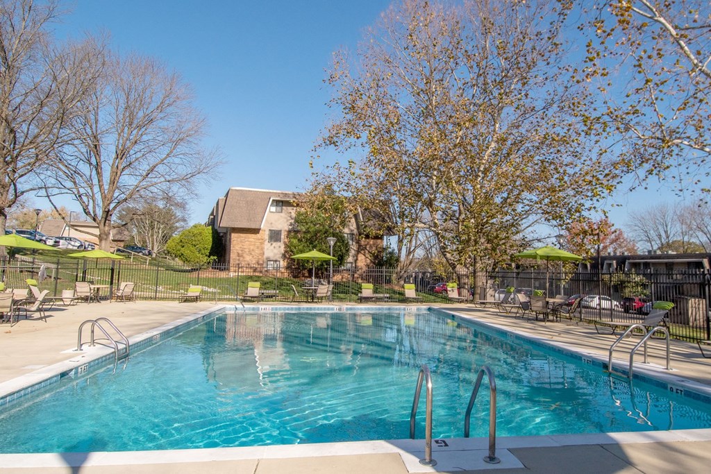 Outdoor Pool Access at Nob Hill Apartments, Nashville, TN