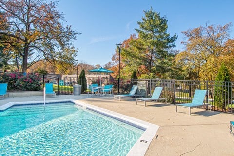 Glimmering Pool at Nob Hill Apartments, Nashville, Tennessee