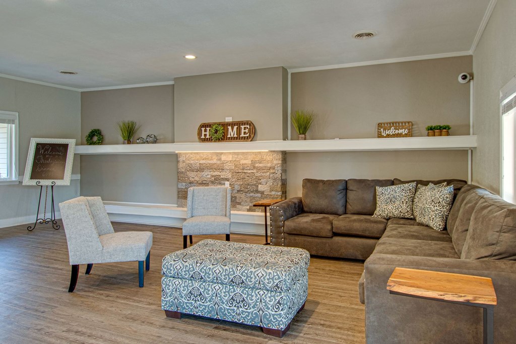 Modern Living Room at Nob Hill Apartments, Nashville
