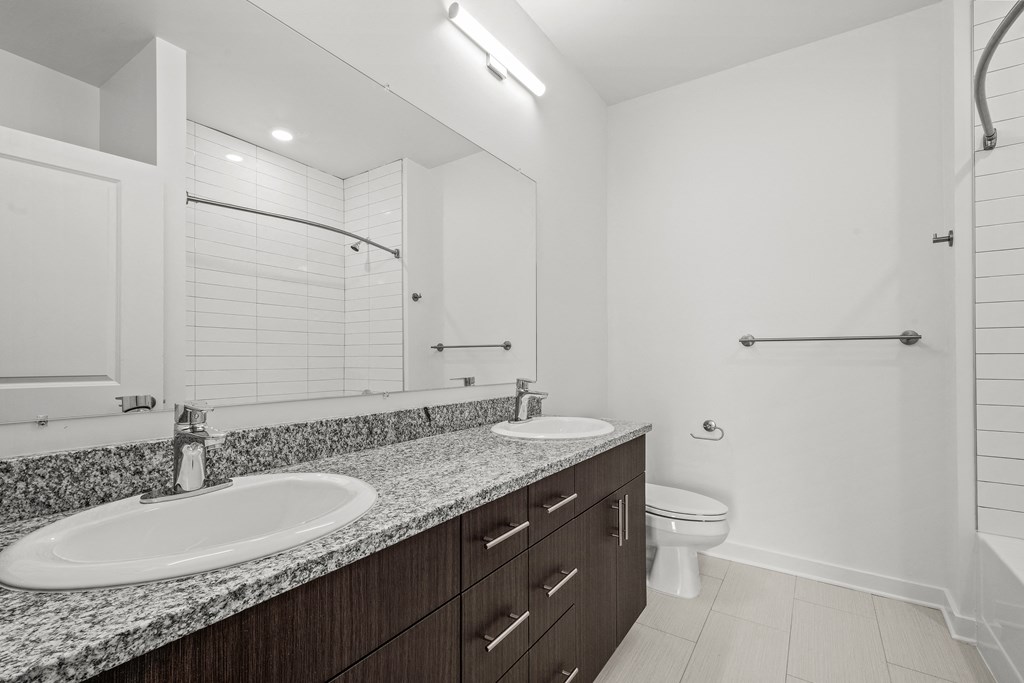 a bathroom with a sink and a toilet