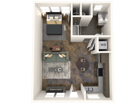 a floor plan of a 2100 sq ft apartment