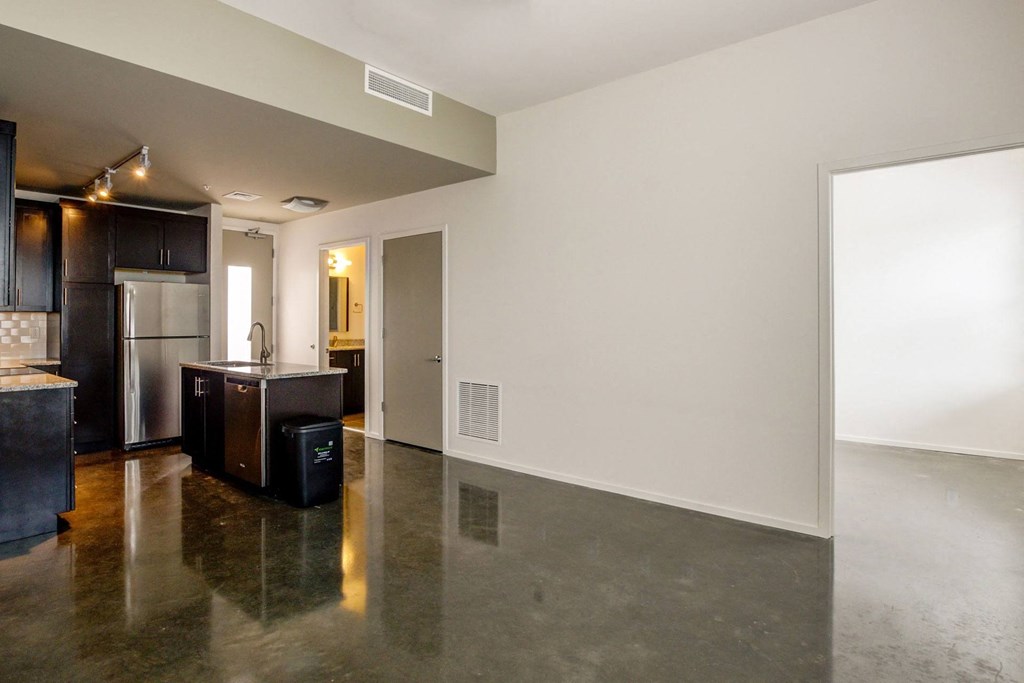 Kitchen View From Living Room at 2100 Acklen Flats, Tennessee, 37212