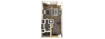 a floor plan of a 2100 sq ft apartment