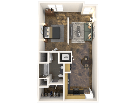 a floor plan of a 2100 sq ft apartment