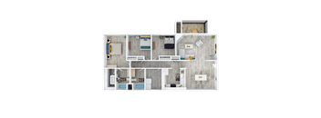 a 2103 sq ft floor plan with a bedroom and a bathroom