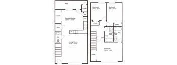 floor plan photo of the enclave at woodbridge apartments