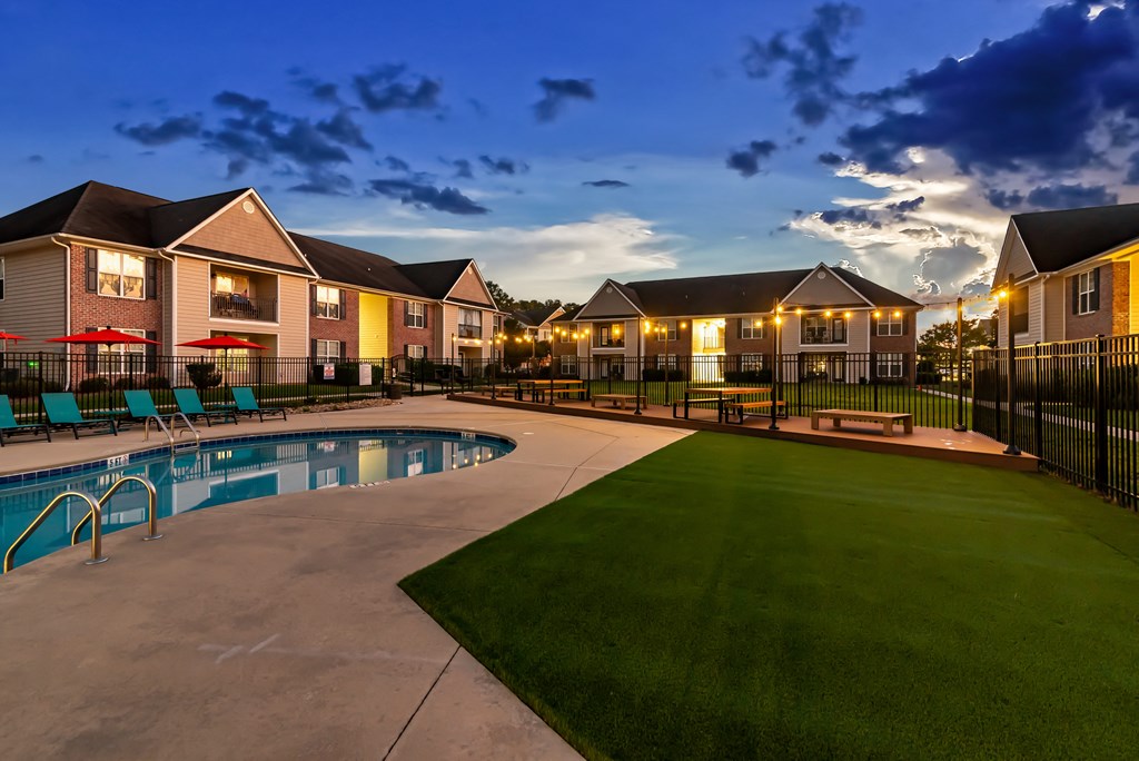 entertaining space outdoors