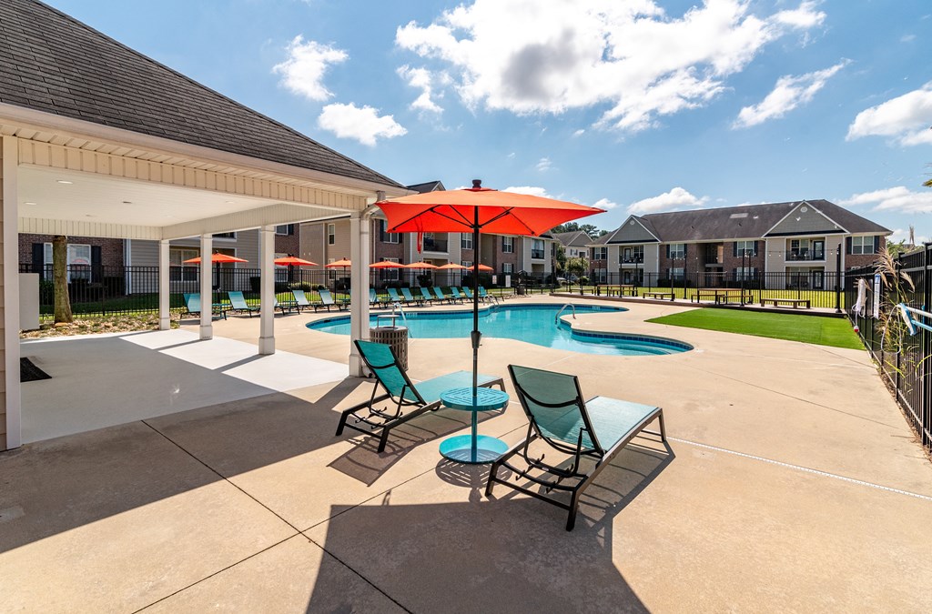 entertaining space outdoors