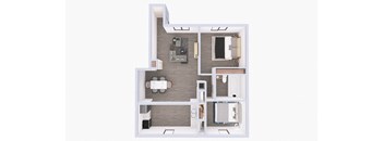 a floor plan of a small apartment