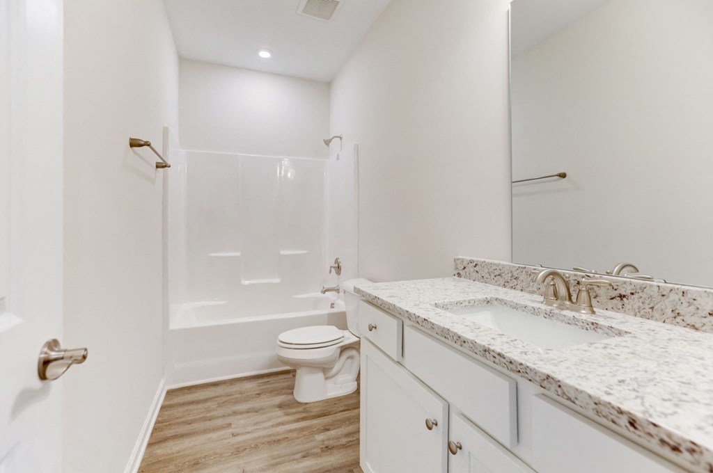a bathroom with a sink and a toilet and a shower