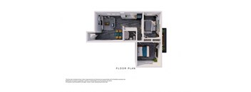 bedroom floor plan | luxury apartments in towson md | the southerly