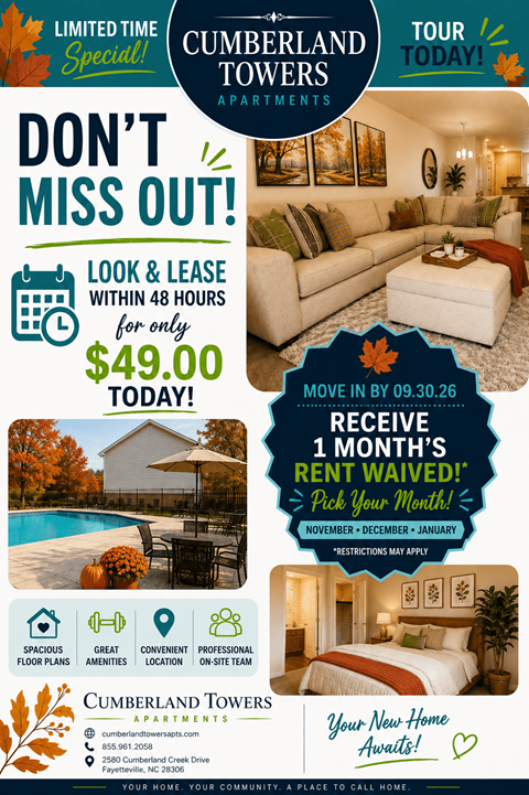 2580 Cumberland Creek Dr 1-3 Beds Apartment for Rent