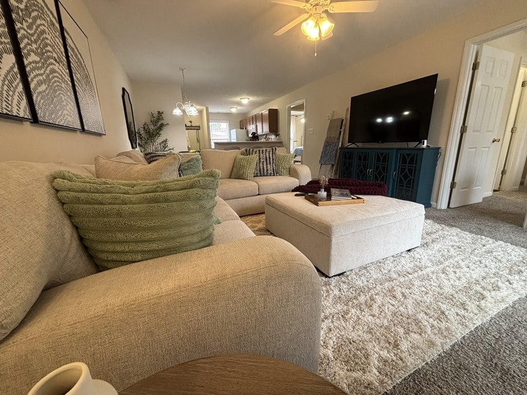 large open spacious living area