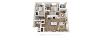 a 1 bedroom floorplan is shown in this image