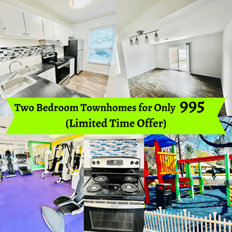 two bedroom townhomes for only 99¢ a night (limited time offer)