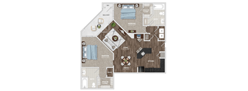Bundrick Floor Plan at Residence at Marina Bay, South Carolina, 29063
