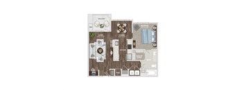 Hilton Floor Plan at Residence at Marina Bay, Irmo