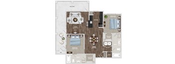Saluda Floor Plan at Residence at Marina Bay, South Carolina, 29063
