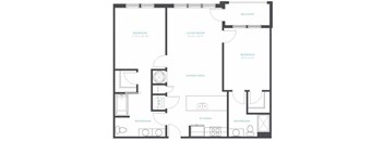 Deerfield Floor Plan at Residence at Tailrace Marina, Mount Holly