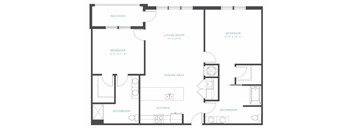 Rouge Floor Plan at Residence at Tailrace Marina, North Carolina