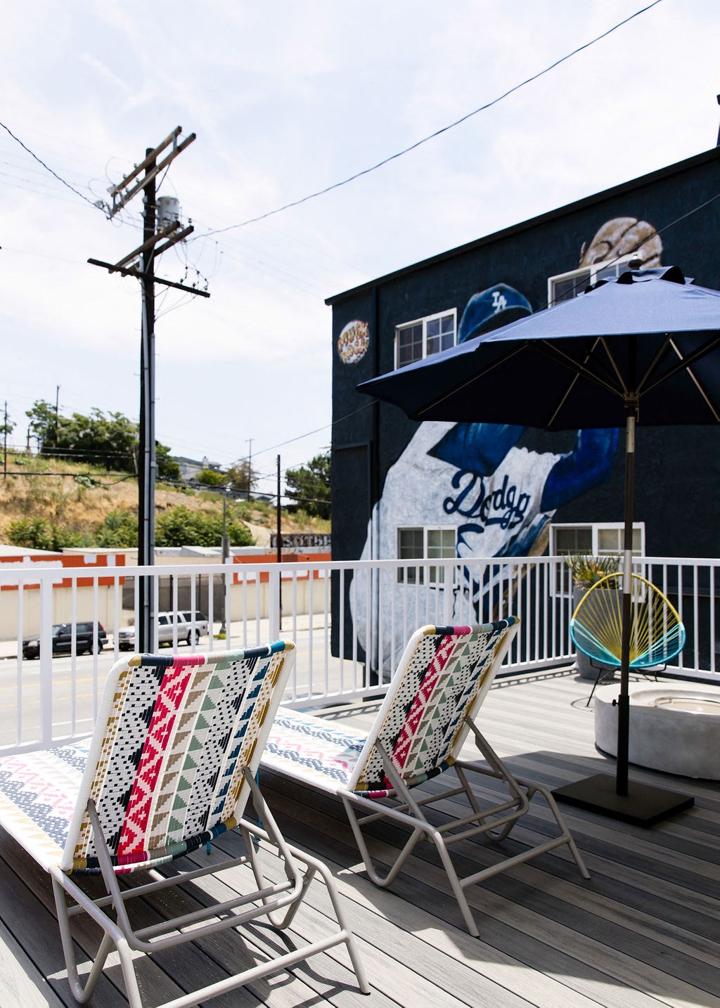 Sunset boulevard views